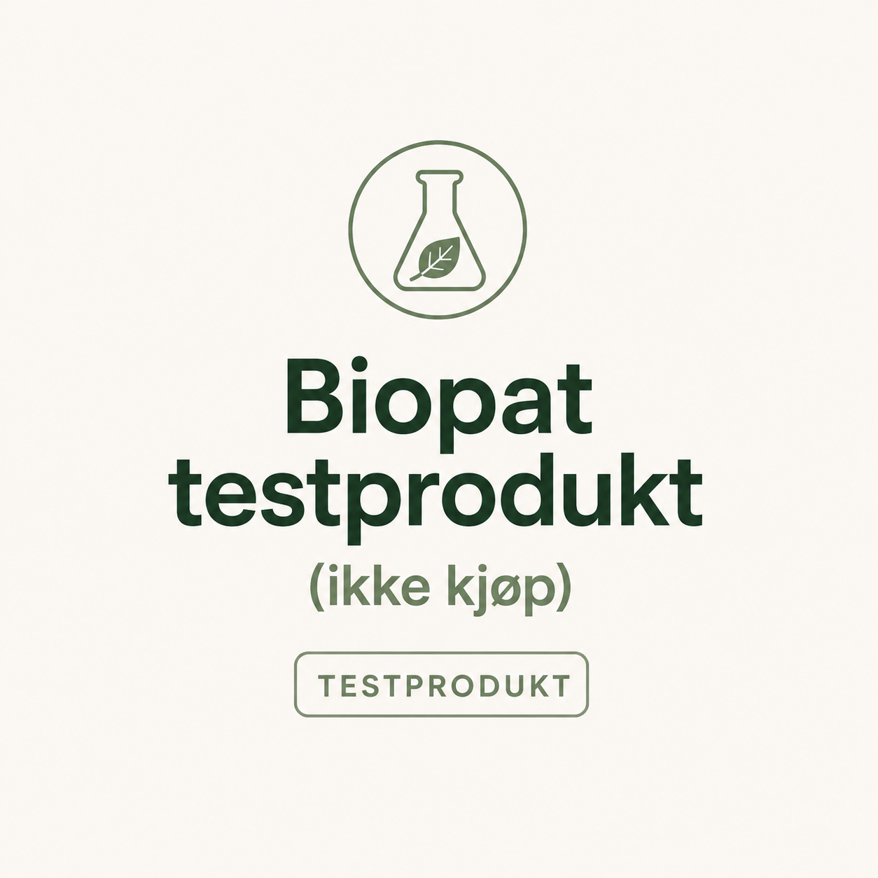 biopat testprodukt(ikke kjøp)