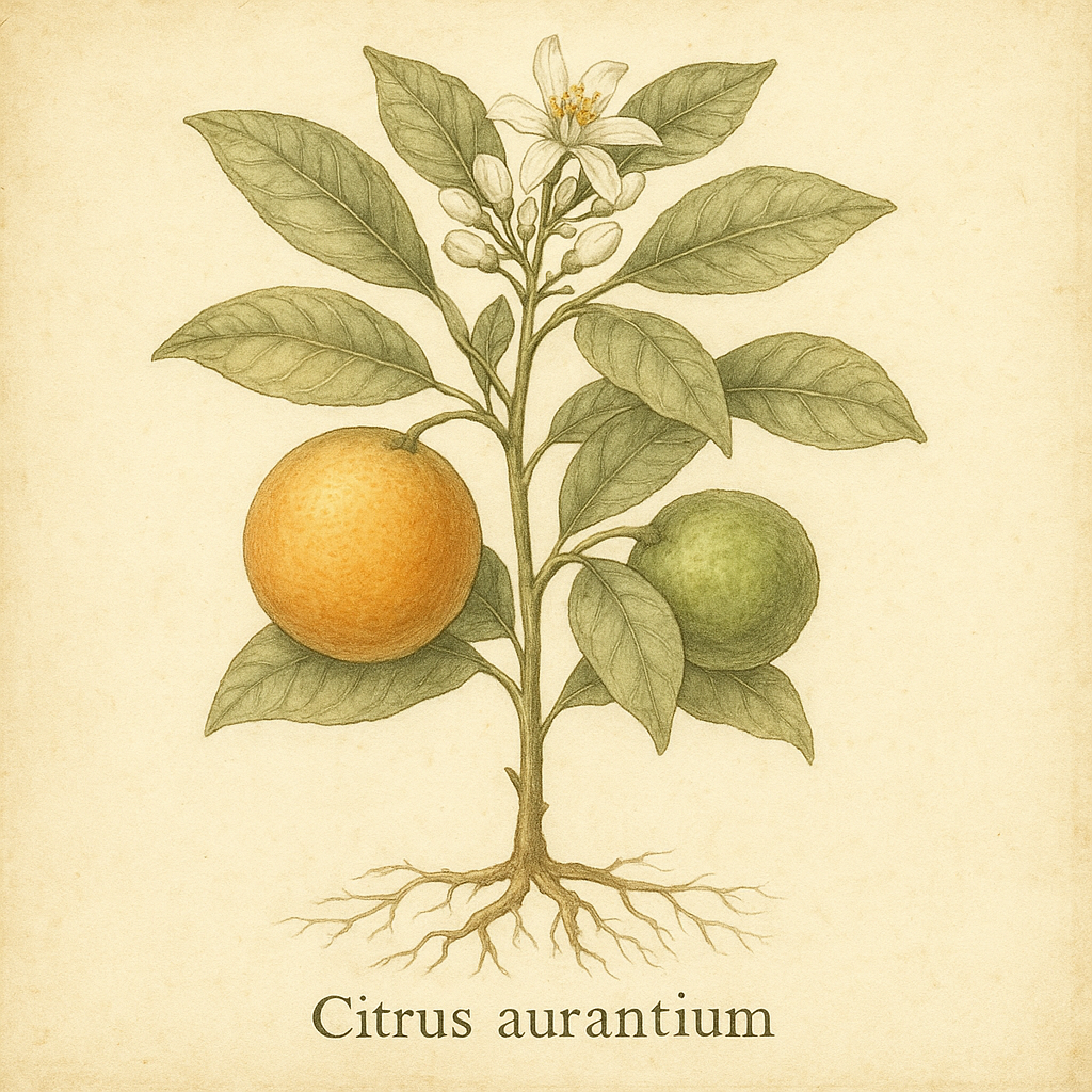 Citrus aurantium (bitterappelsin / pomerans)