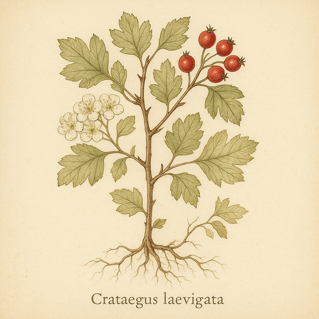 Crataegus laevigata (hagtorn) – bær