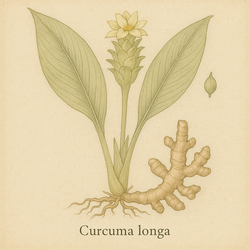 Curcuma longa (gurkemeie)