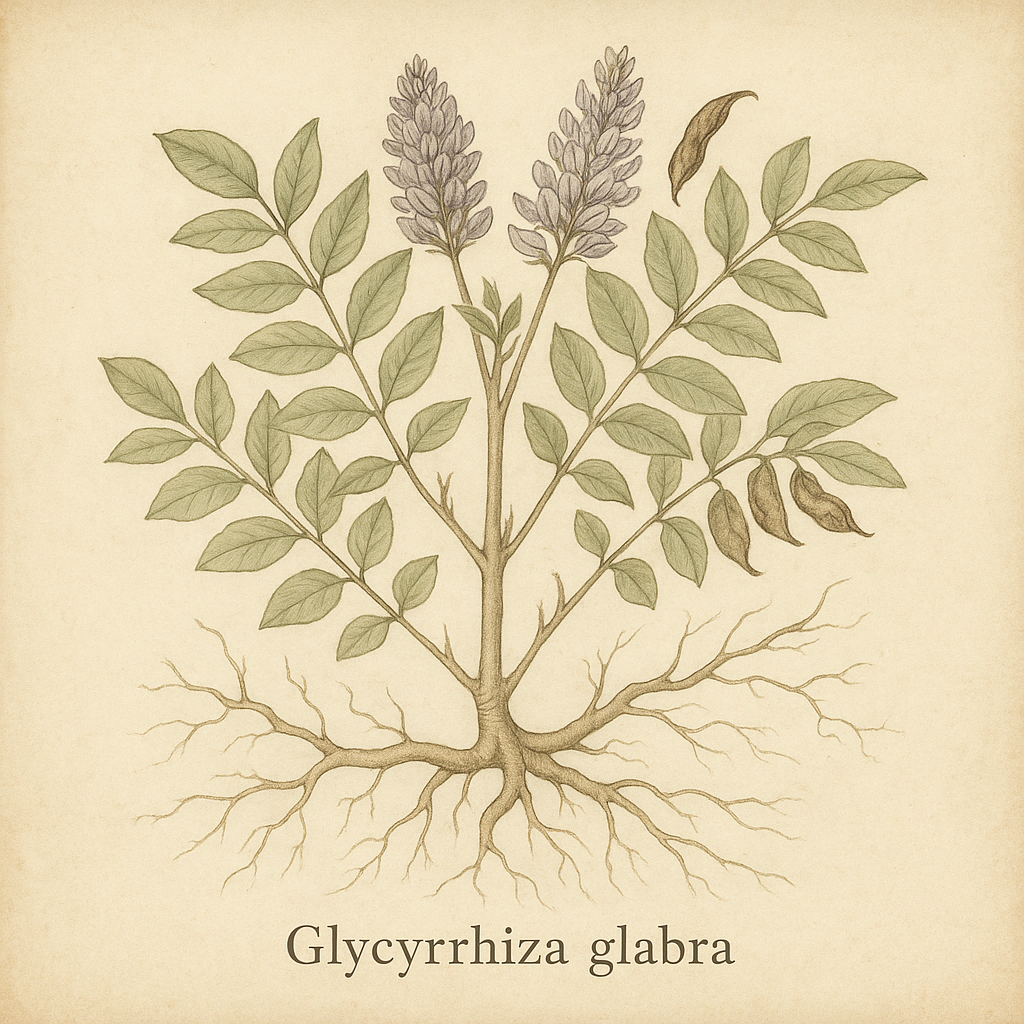 Glycyrrhiza glabra (lakrisrot)