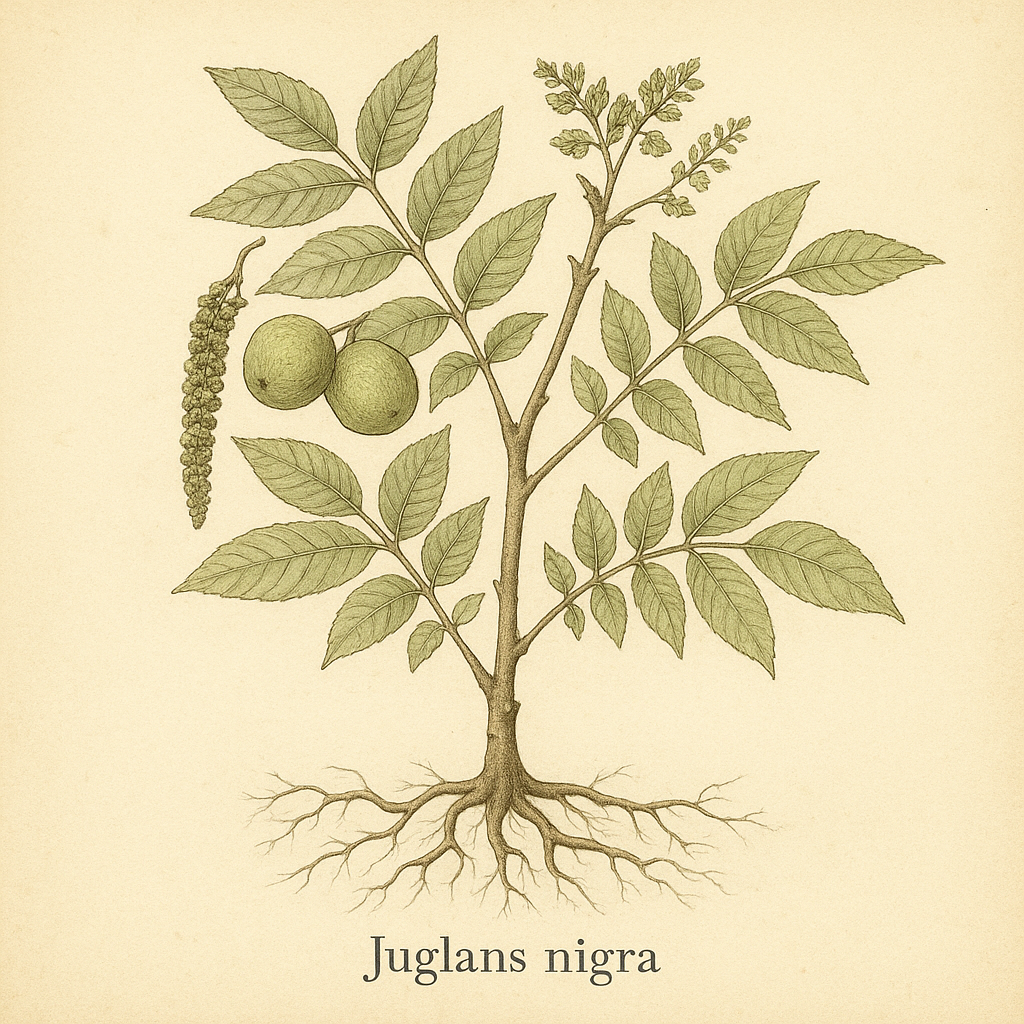 Juglans nigra (svart valnøtt)