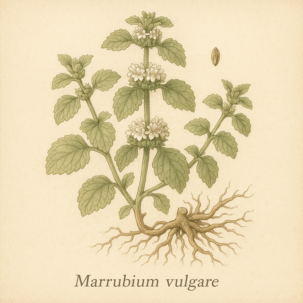Marrubium vulgare (borremynte / hvitmynte)
