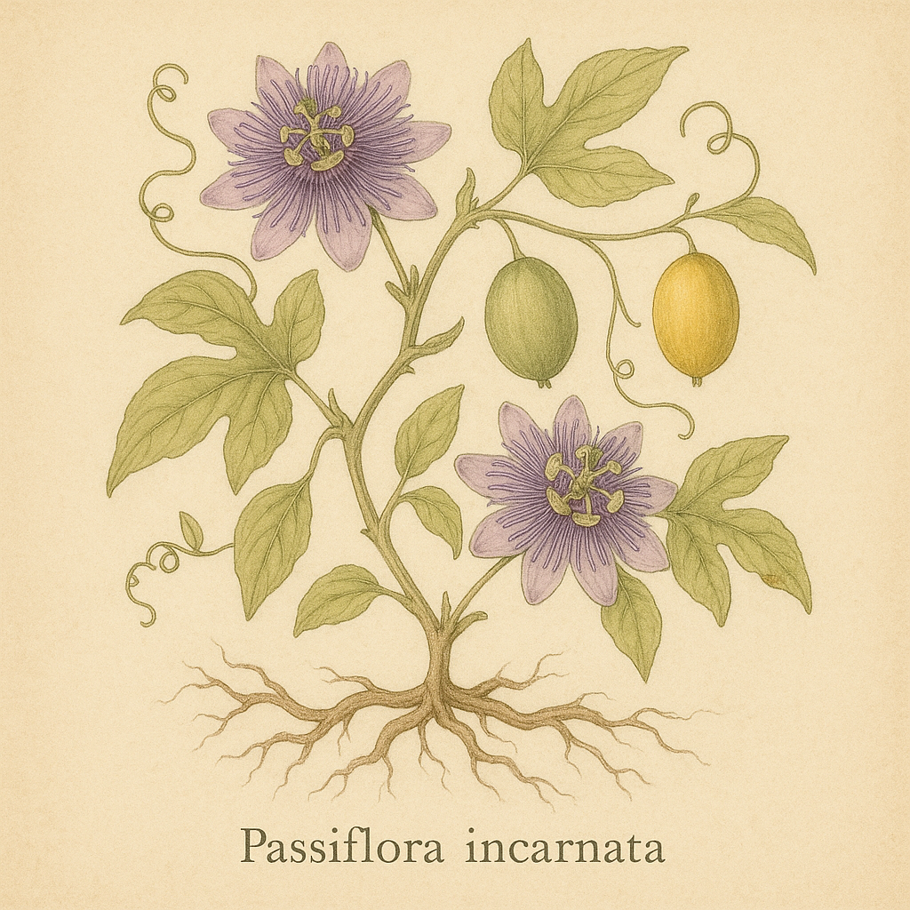 Passiflora incarnata (pasjonsblomst)