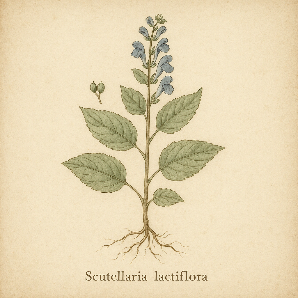Scutellaria lateriflora (amerikansk hodeskalle / skullcap)