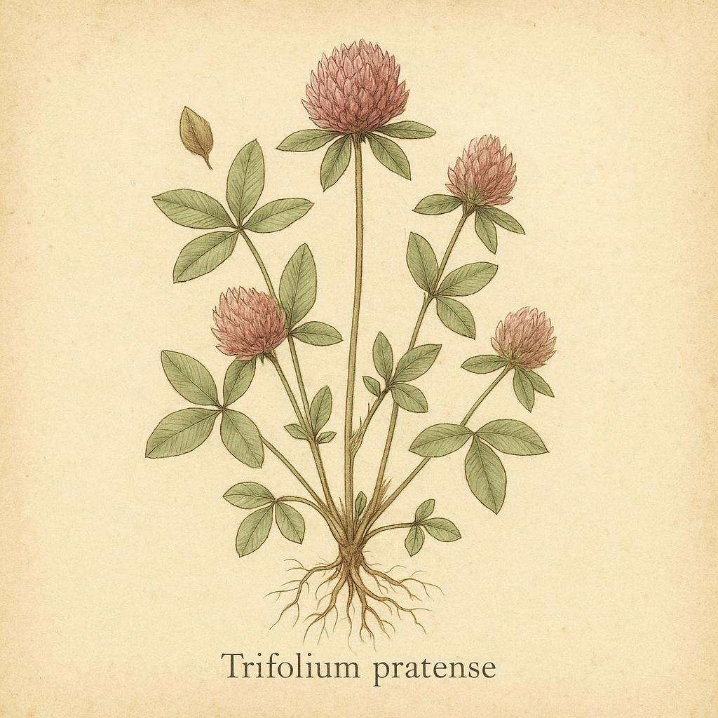 Trifolium pratense (rødkløver)