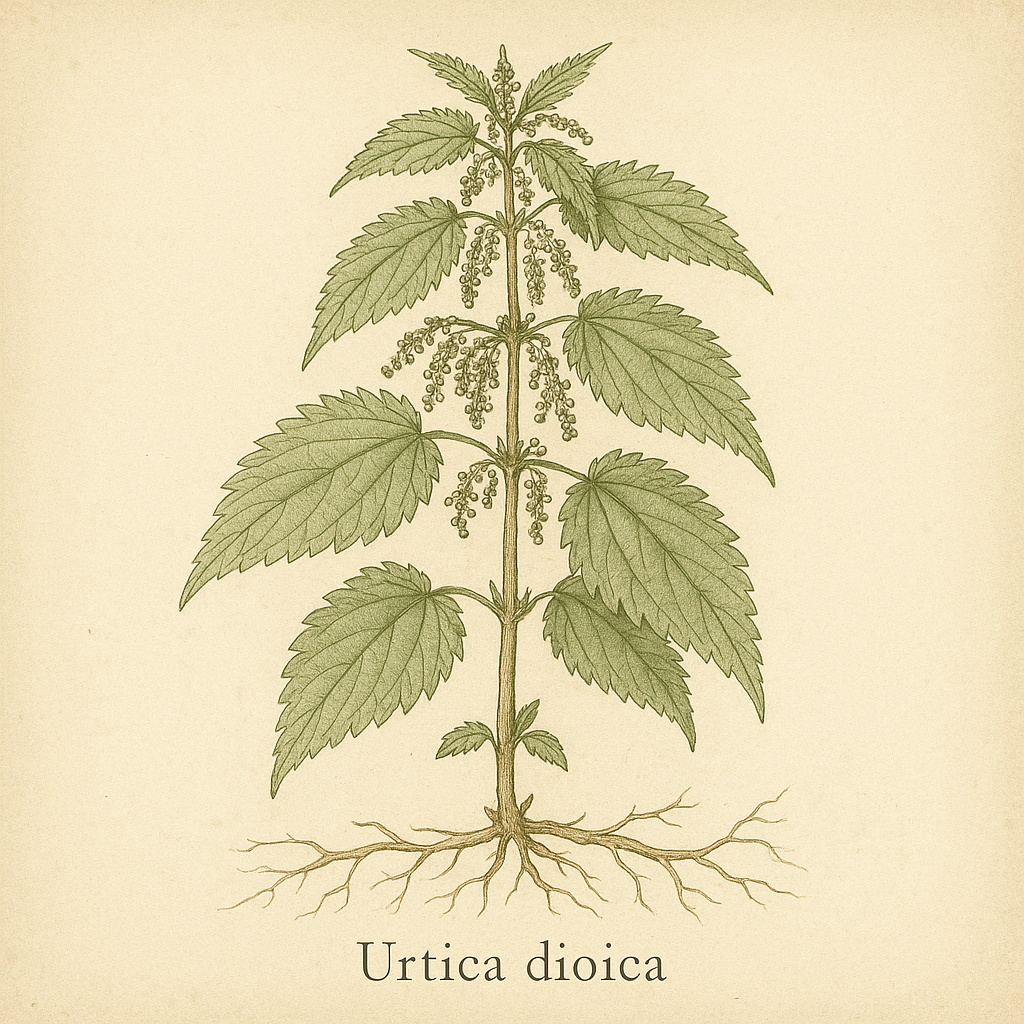Urtica dioica (brennesle – blad og frø)