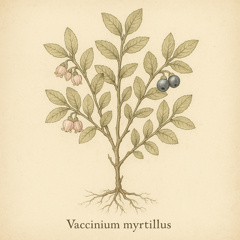 Vaccinium myrtillus (blåbær)