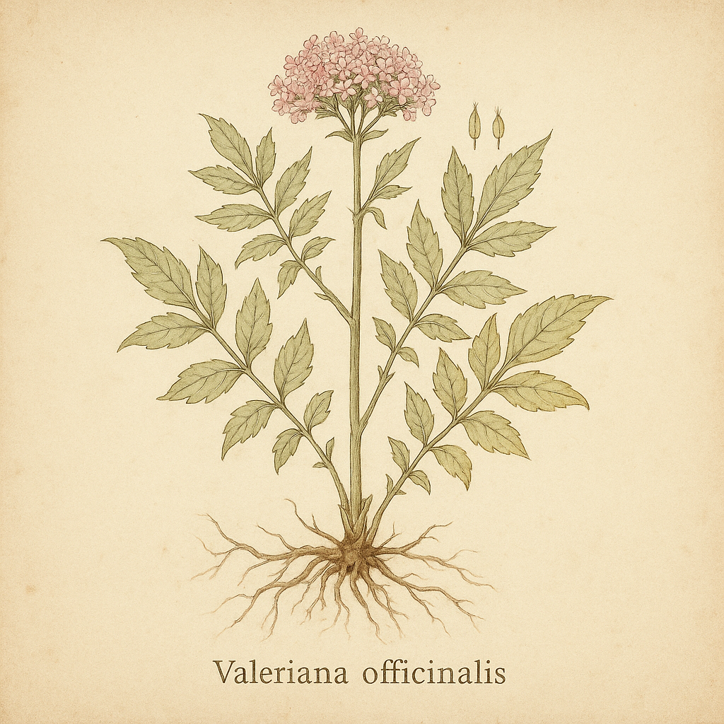 Valeriana officinalis (valerianarot)