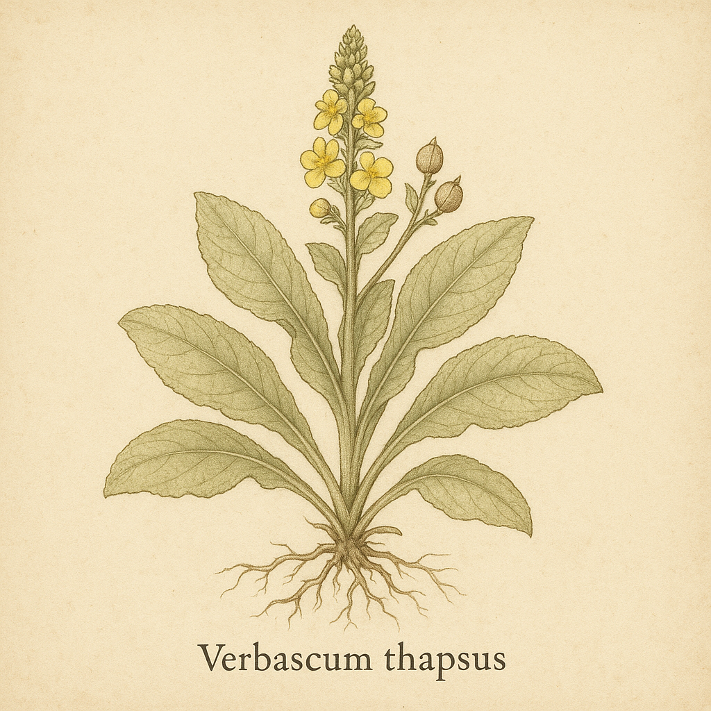 Verbascum thapsus (filtkongslys)