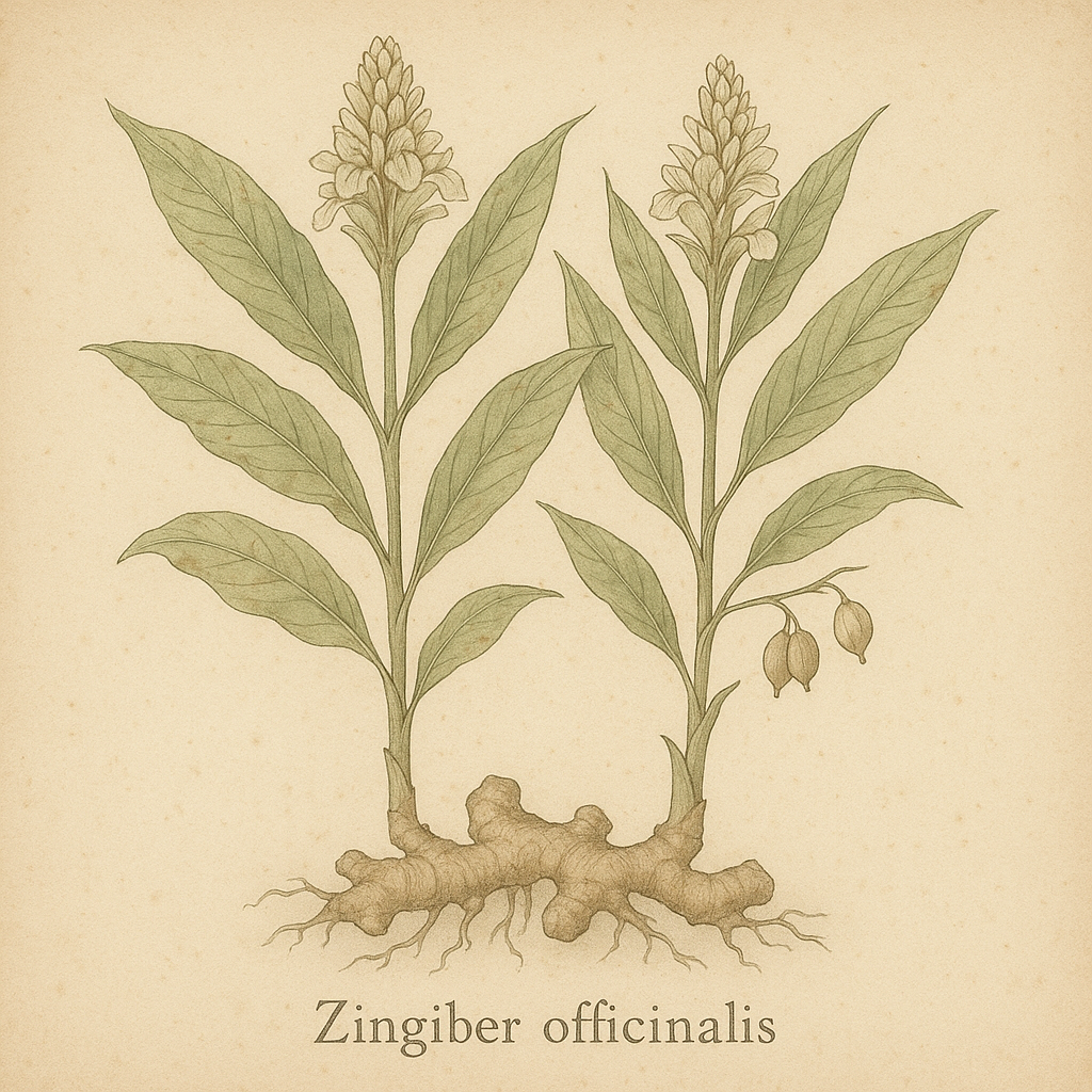 Zingiber officinalis (ingefær)